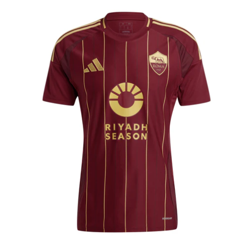 ゆーまろ　AS Roma サッカーシャツ XL ワインレッド AS ROMA HOME JERSEY 2024/2025 | PASSIONSOCCER.CA – Passion Soccer