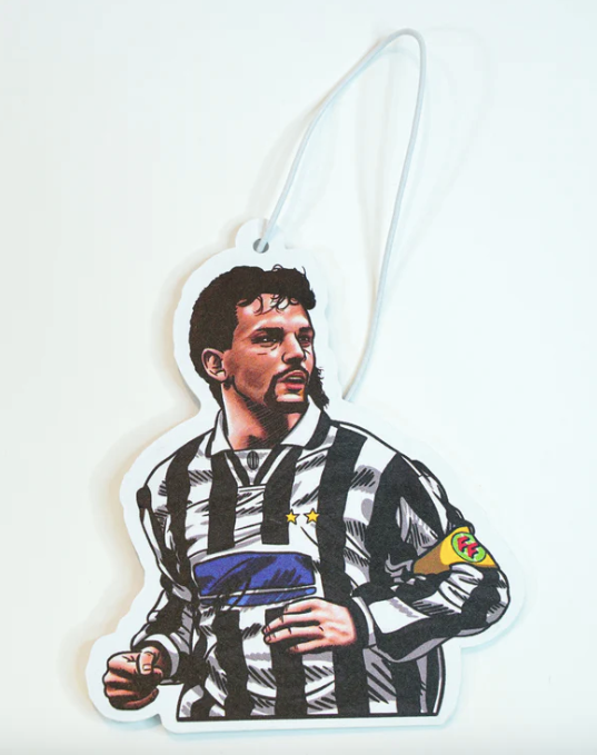 Roberto Baggio Juventus Freshener | PASSION SOCCER BOUTIQUE