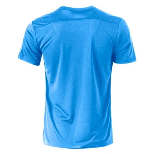 Blue nike soccer jersey best sale