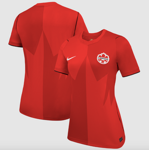 Canada Soccer Nike Women's 2026 Home Stadium Replica Jersey - Red