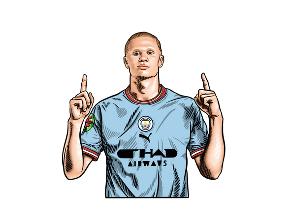 Erling Haaland Manchester City Freshener