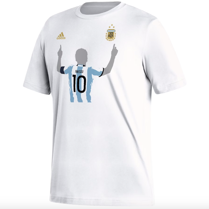 Argentine 2022 Winners Tee Messi - Adulte