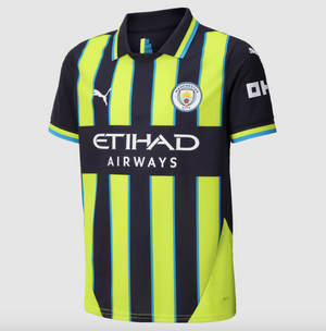 Manchester City Away Soccer Jersey 24/25 - Kids