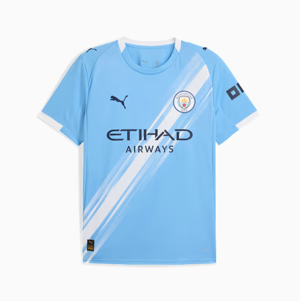 Manchester City Home Soccer Jersey 2025/26 - Adult