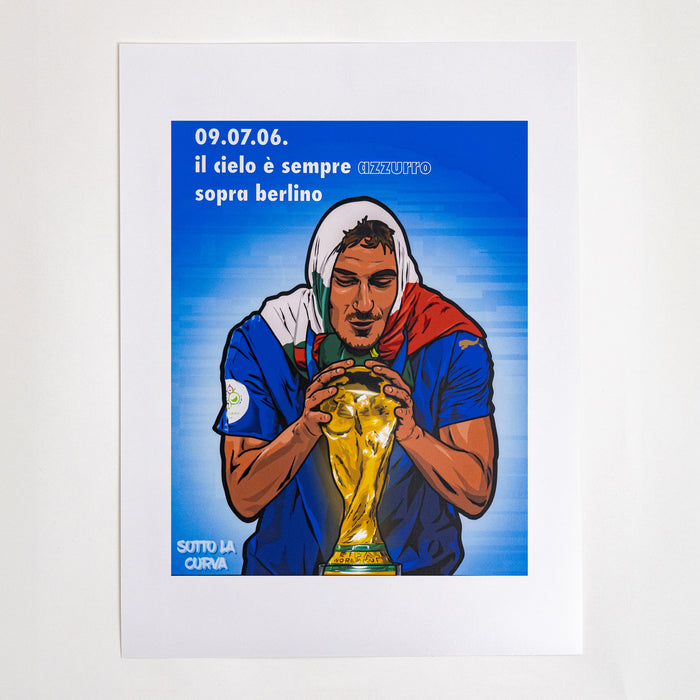 Totti Italia WC Winner Poster