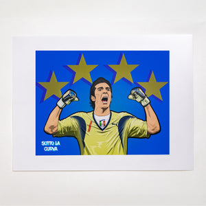 Gigi Buffon Italia Poster