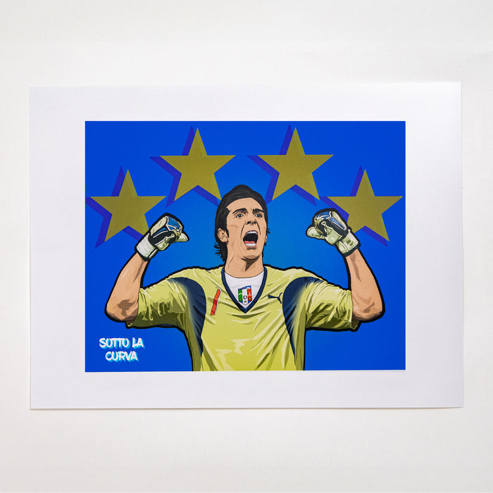 Gigi Buffon Italia Poster