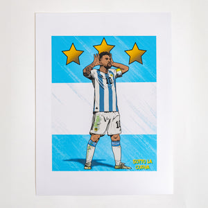 Messi Argentina Poster