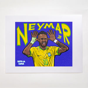 Neymar Jr. Brazil Poster