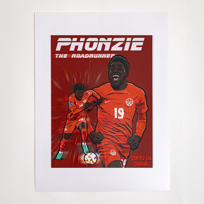 Alphonso Davies Canada Poster