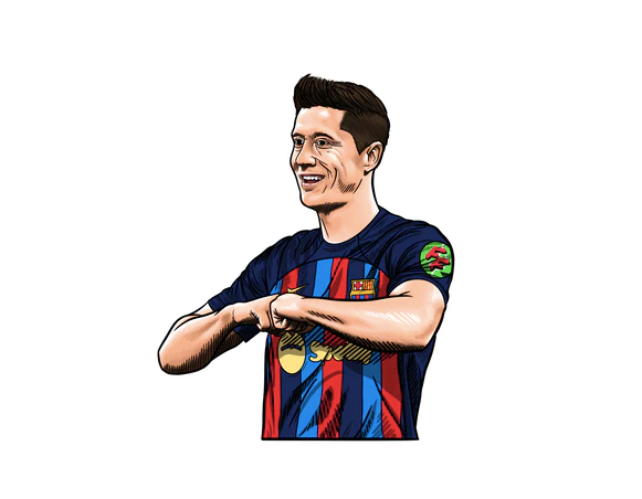 Robert Lewandowski Barcelona Freshener