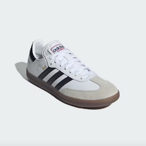 Adidas Samba Classic Indoor Soccer Shoe - White