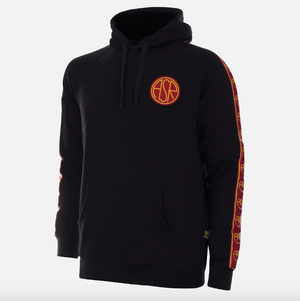 COPA AS Roma Black Taper Hooded Sweater