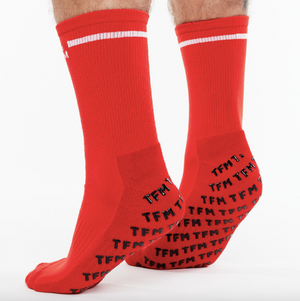 TFM Series 2 Grip Socks - Red