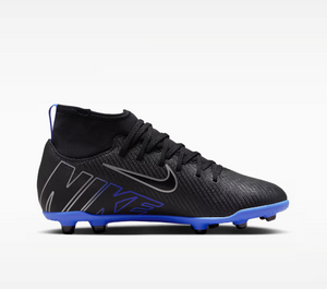 Kids Nike Jr. Mercurial Superfly 9 Club FG/MG - Black/Blue