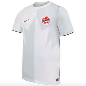 KIDS Canada Soccer Nike 2026 Youth Stadium Replica Jersey - White