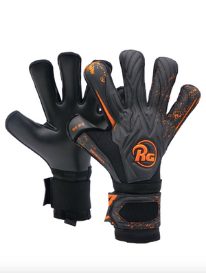 RG Aspro Blackout Goalkeeper Glove - Blk/Org