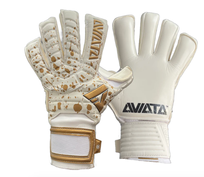 Aviata Stretta Golden Splatter Goalkeeper Gloves