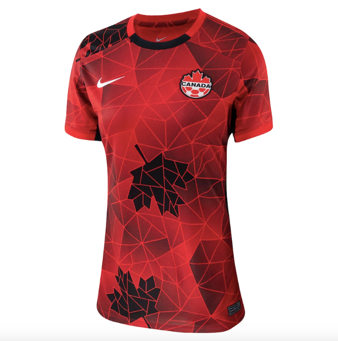 Femmes Nike Red Canada Women's National Team 2023/24 Home Replica Jersey