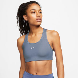 Nike Swoosh Women's Sports Bra - Grey