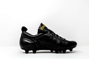 Chaussures de football Akuna Cinquestelle Colibri FG, cuir de veau, 12 crampons coniques, vue latérale