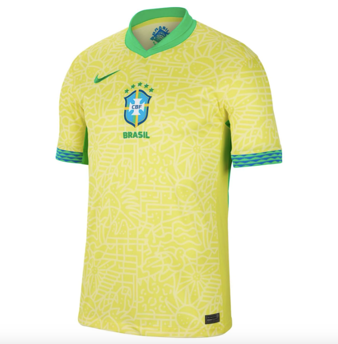 Brésil maillot Concept 2025 Christ vert Brésil maillot Concept 2025 Christ vert