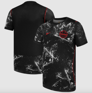 KIDS Canada Soccer Nike 2026 Youth Away Stadium Replica Jersey - Black