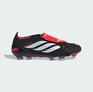 adidas Predator Elite Fold-Over Tongue Soccer Cleats FG - Black/Red