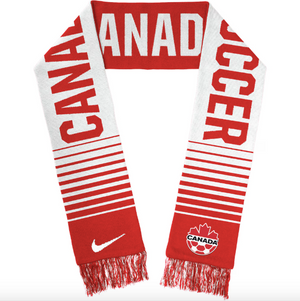 Nike Red/White Canada Soccer Jacquard - Scarf