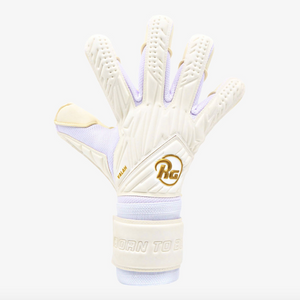 RG Valah Goalkeeper Glove- White/Gold
