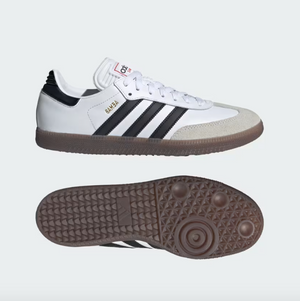 Adidas Samba Classic Indoor Soccer Shoe - White