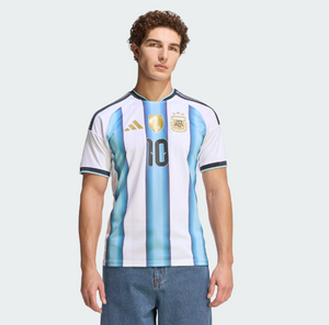 Argentina 26 Home Messi Jersey