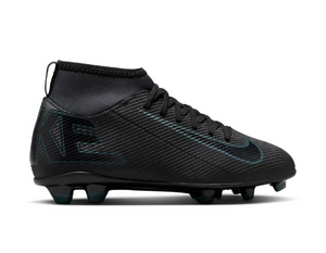 Kids Nike Jr. Mercurial Superfly 10 Club FG/MG - Black