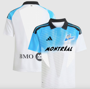 Youth CF Montreal adidas White 2026 Archive Replica Jersey
