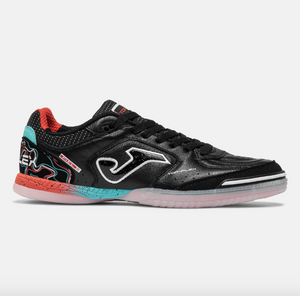 Joma Top Flex 26 Indoor Soccer Futsal Shoe - Black/Red