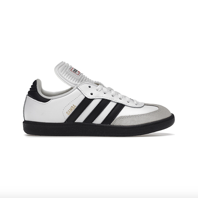 Adidas Samba Classic Indoor Soccer Shoe - White