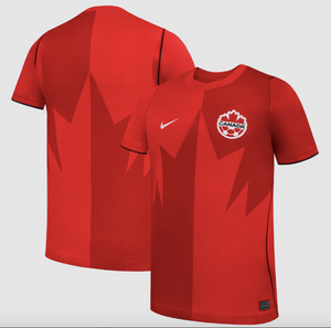 Youth Canada Soccer Nike 2026 Kids Home Stadium Replica Jersey - Red