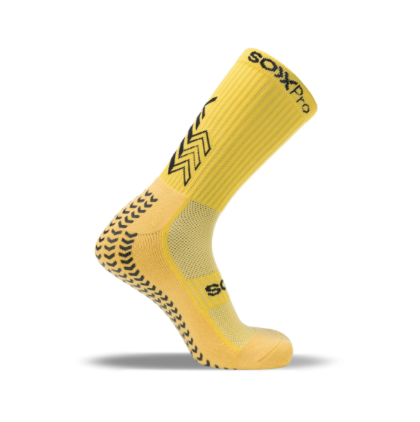 SOXPro Grip Crew Socks - Yellow