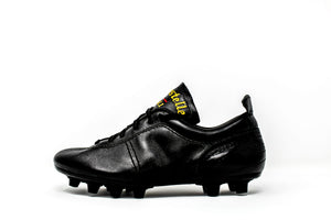 Akuna Cinquestelle Colibri FG Soccer Cleats, Calf Leather, 12 Conical Studs, Side View
